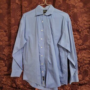 Joseph A Banks Blue Button-Down Dress Shirt 16/34